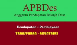 Laporan Realisasi APBDes Semester 1